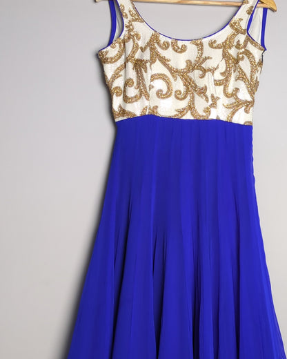 Ananiah Blue Anarkali Dress