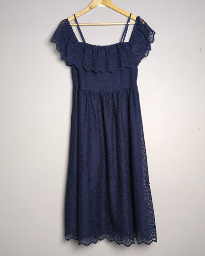 H&M Blue Lace Dress
