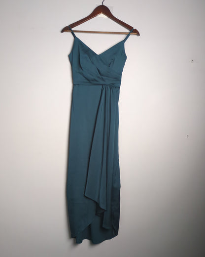 Forever New Blue Satin Dress
