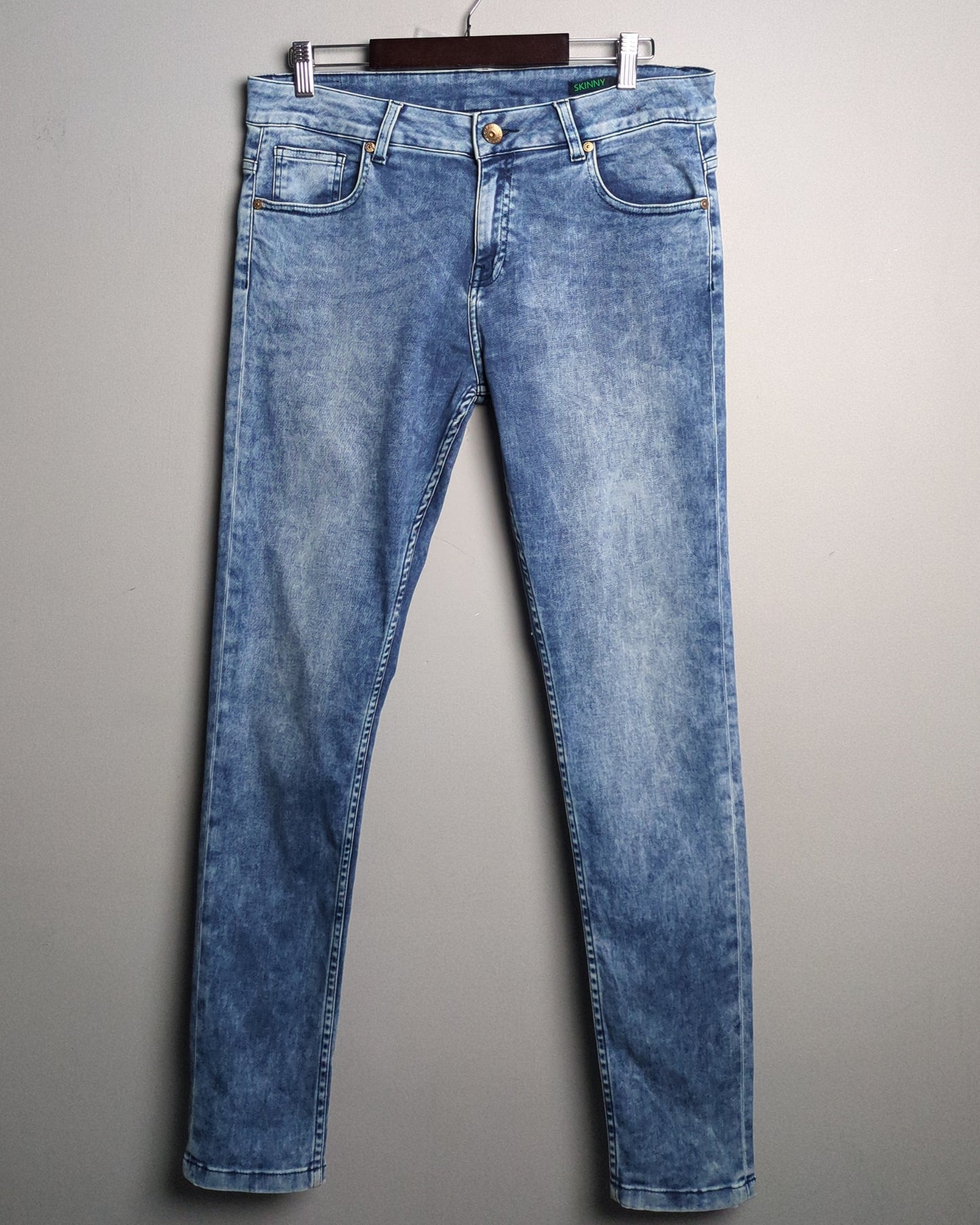Benetton Blue Acid Wash