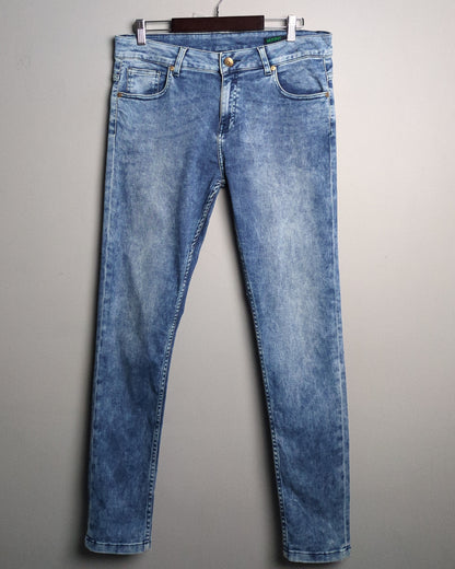 Benetton Blue Acid Wash