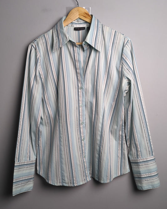 Nelson Eva Blue Button Shirt