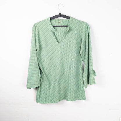 Green Striped Tunic