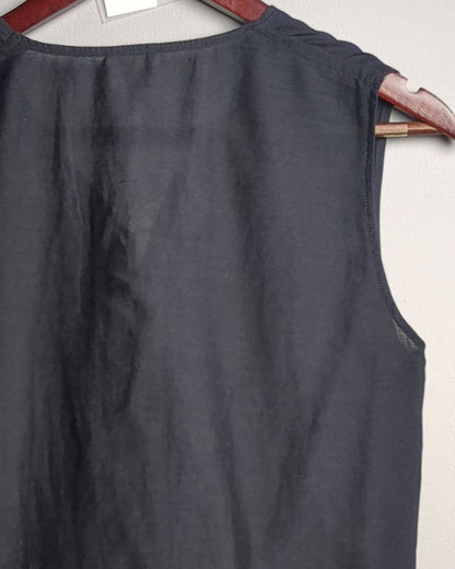 Nicobar Black Sleeveless Top