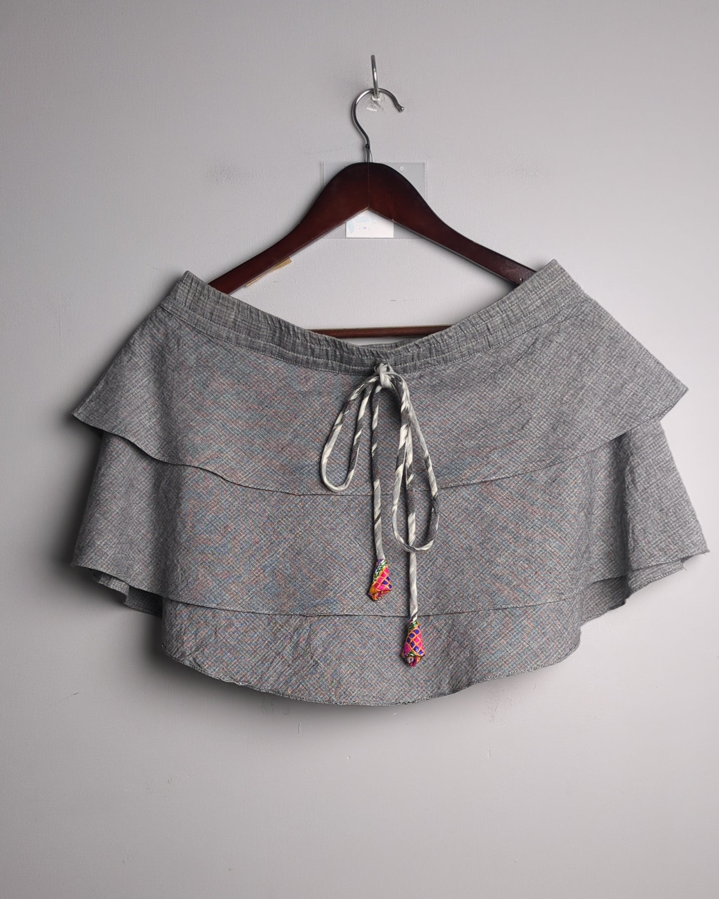 Iyla Gray Tiered Skirt