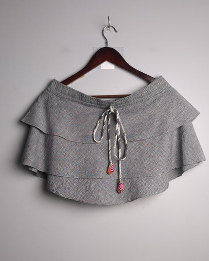 Iyla Gray Tiered Skirt