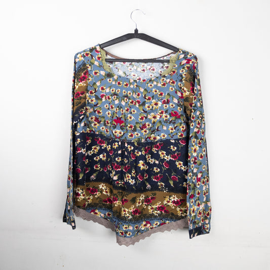 Floral Print Long Sleeve Top