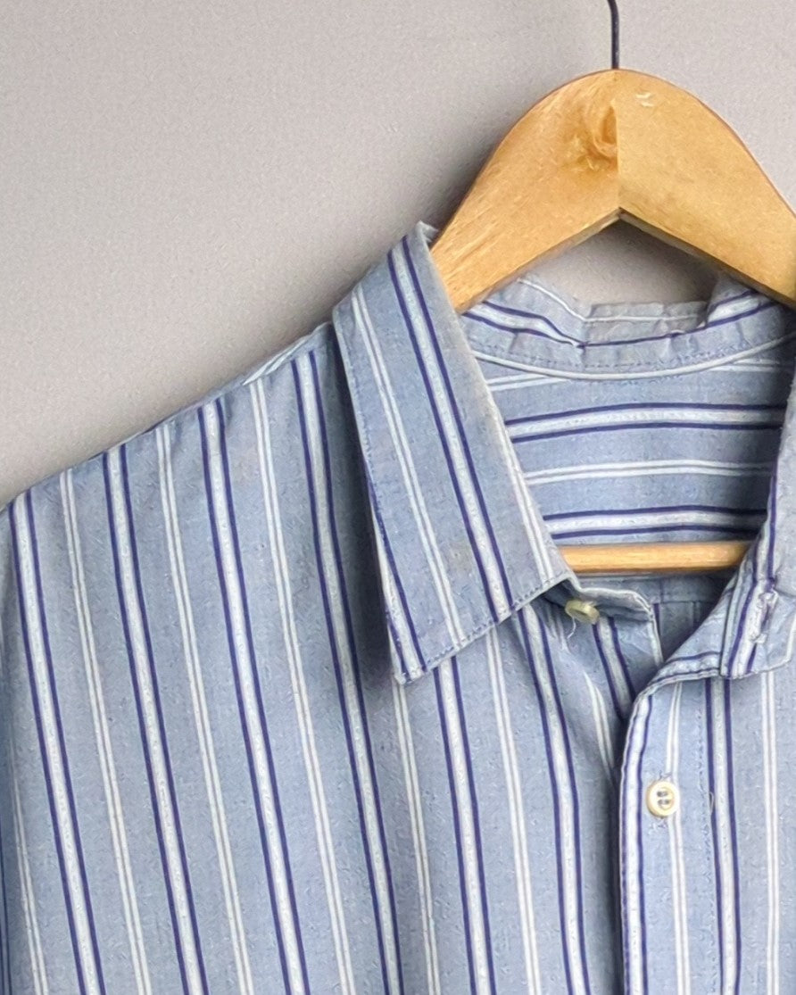 Blue Button-Down Shirt