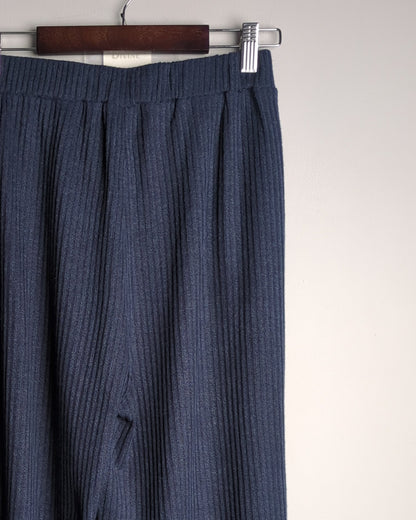 Urbanic Blue Ribbed Trousers