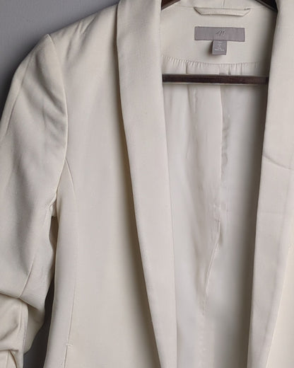 H&M White Blazer Jacket