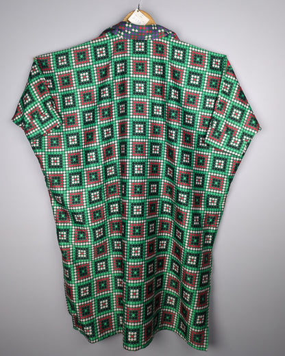 Green Printed Coord Set