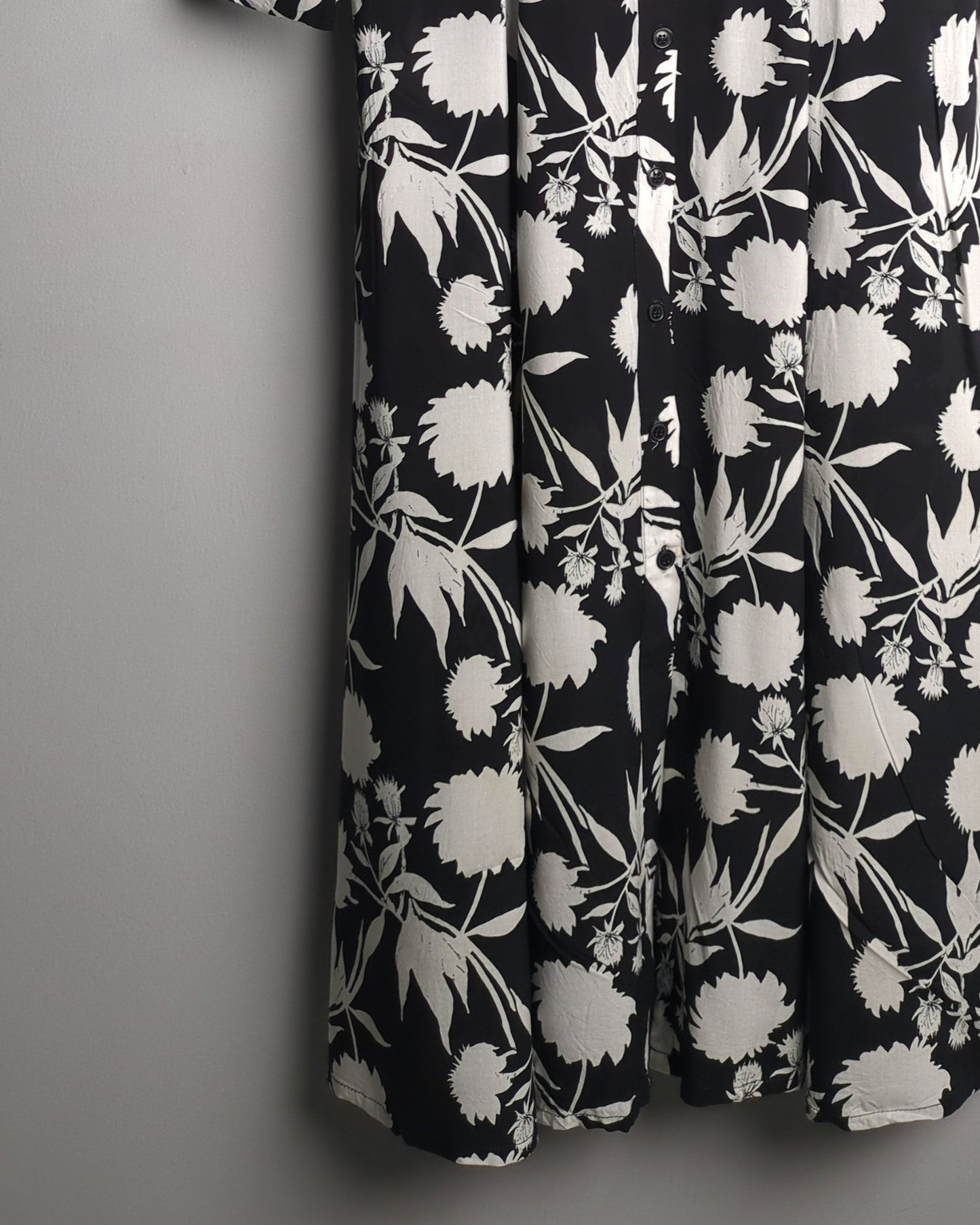 Zara Black Floral Shirt
