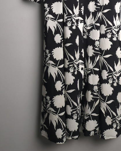 Zara Black Floral Shirt