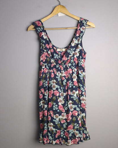 Diva Blue Floral Dress