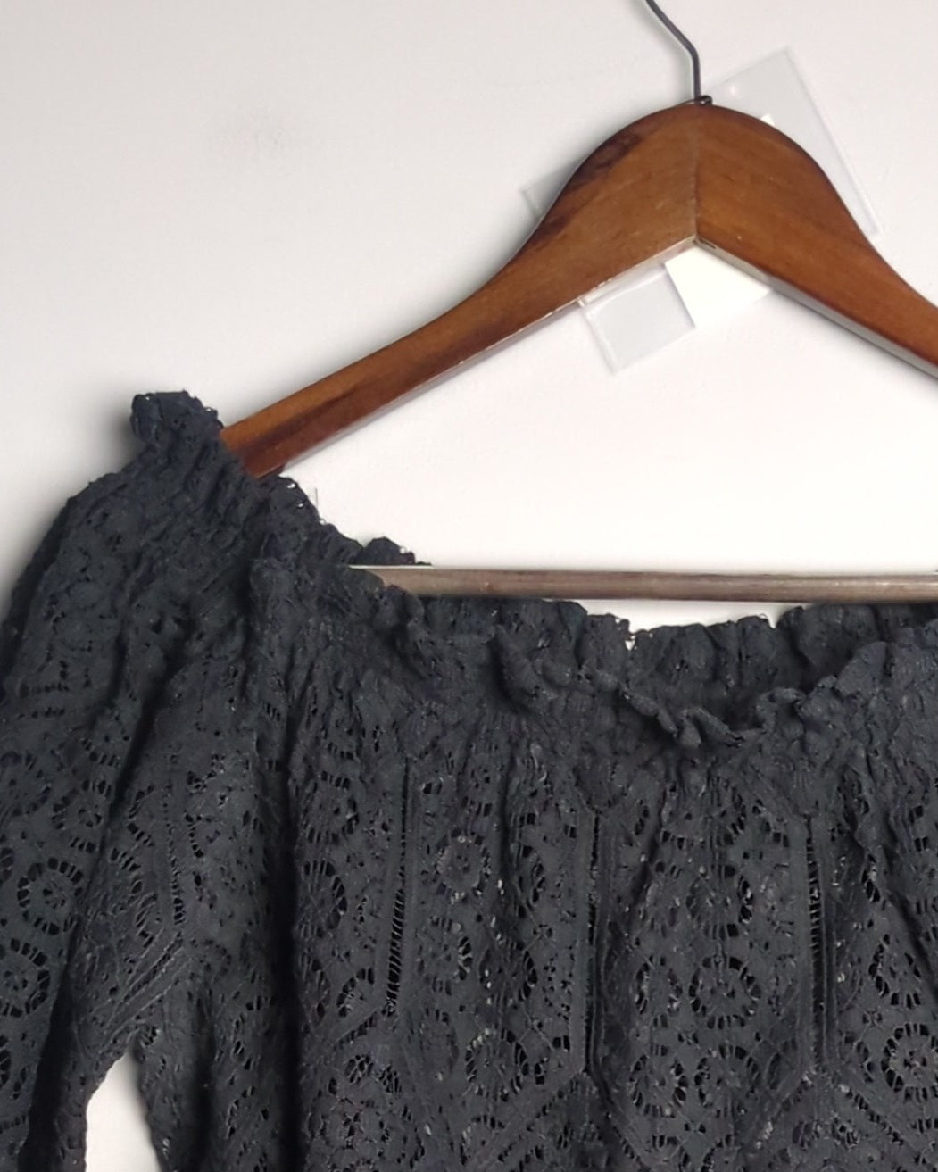 H&M Black Lace Blouse