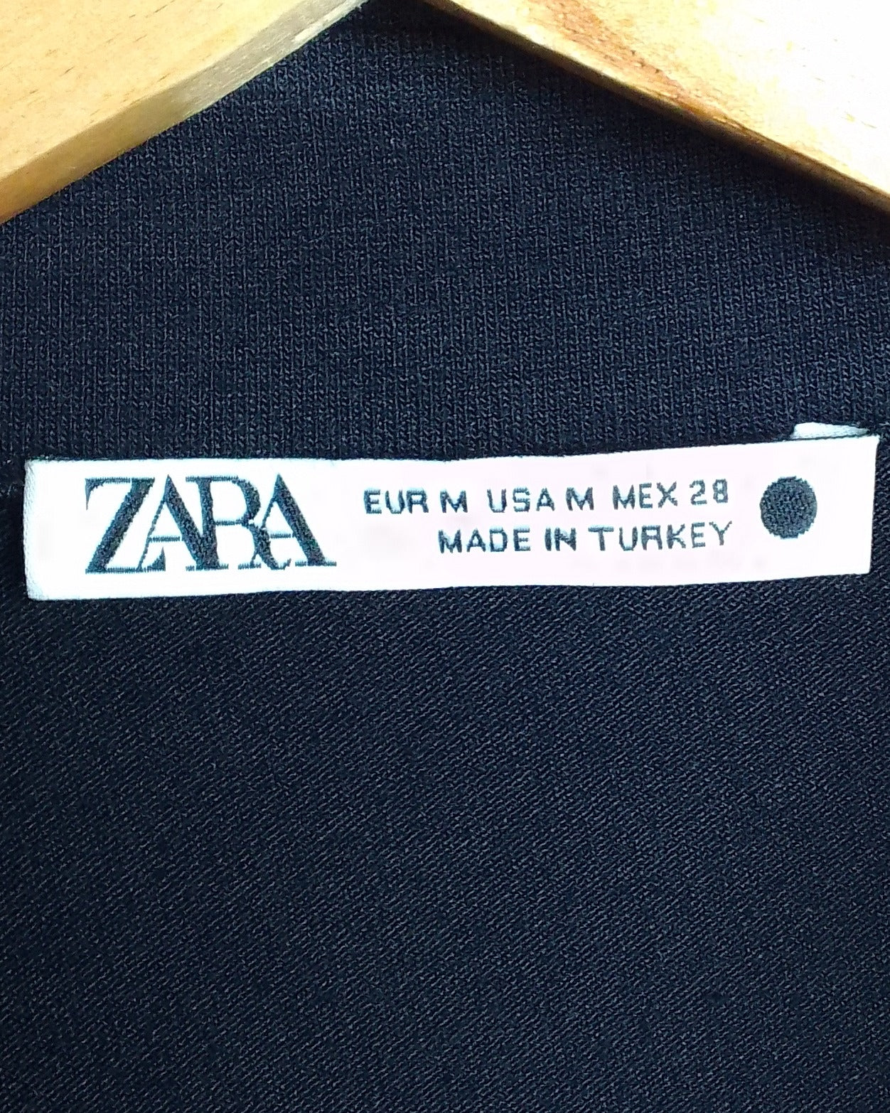 Zara Black Collared Shirt