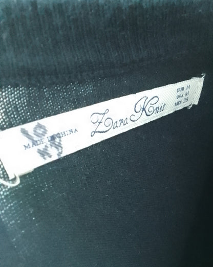 Black Back-Zip Sweater