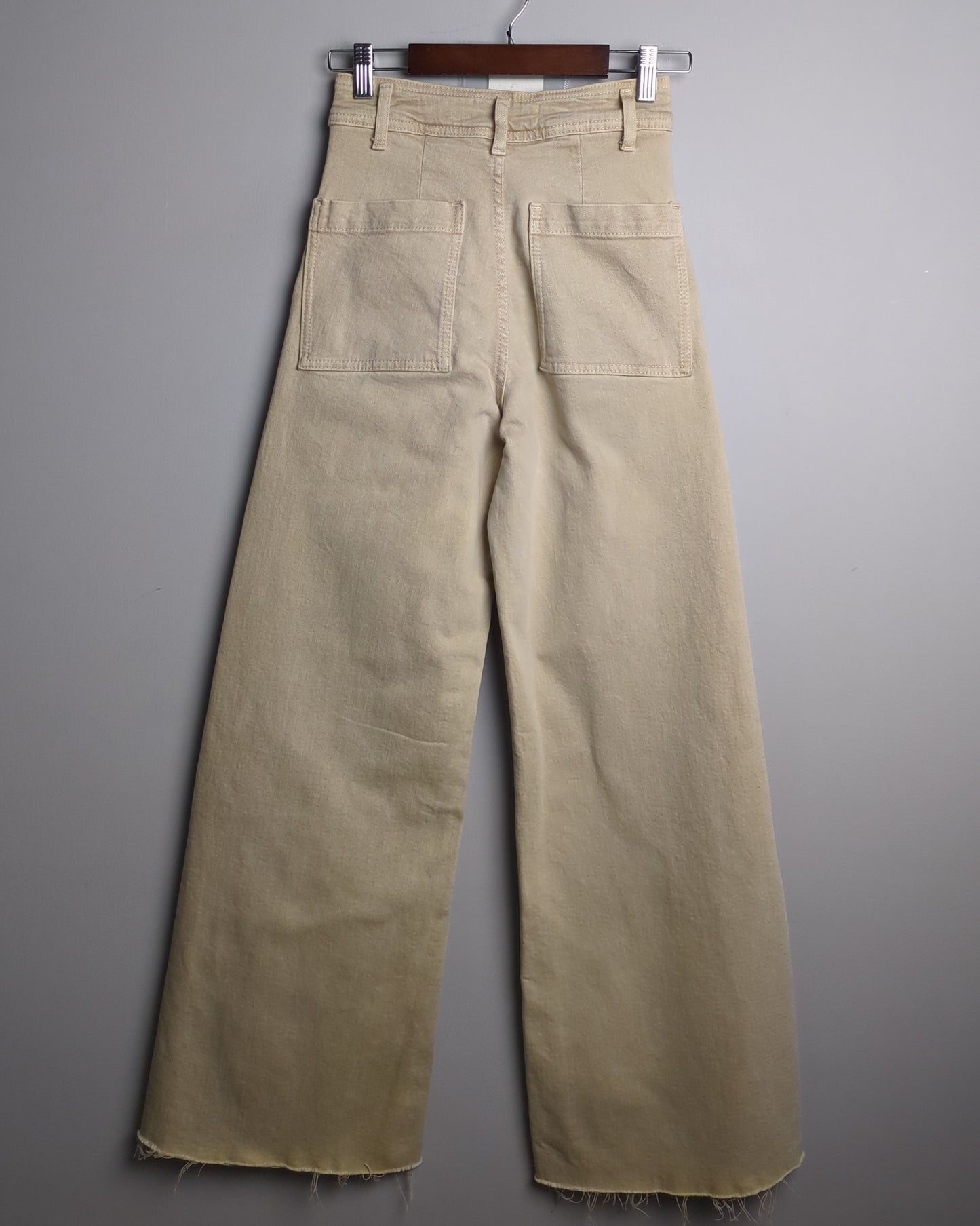 Zara Beige Wide Jeans