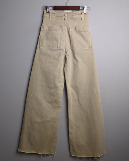 Zara Beige Wide Jeans