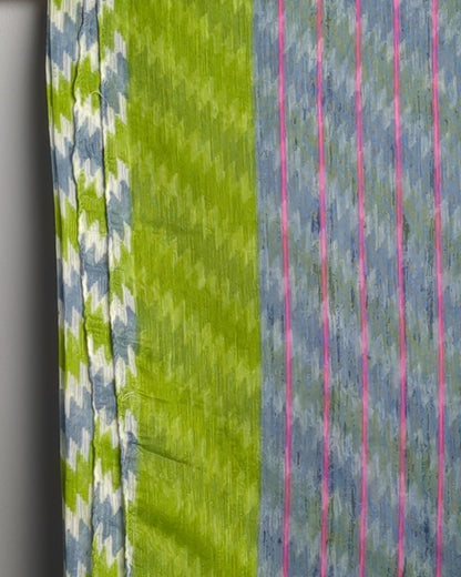 Green Printed Saaree
