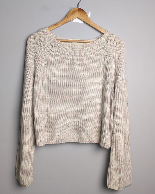 H&M Beige Knit Sweater
