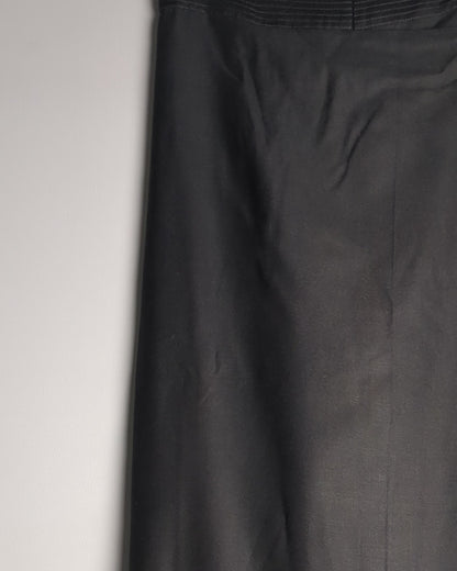 Payal Khandwala Black Wrap Skirt