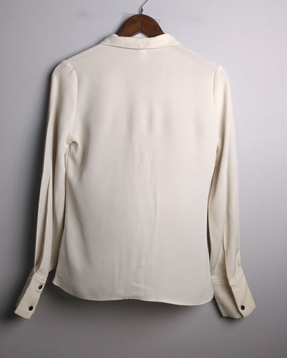 H&M Beige Buttoned Blouse