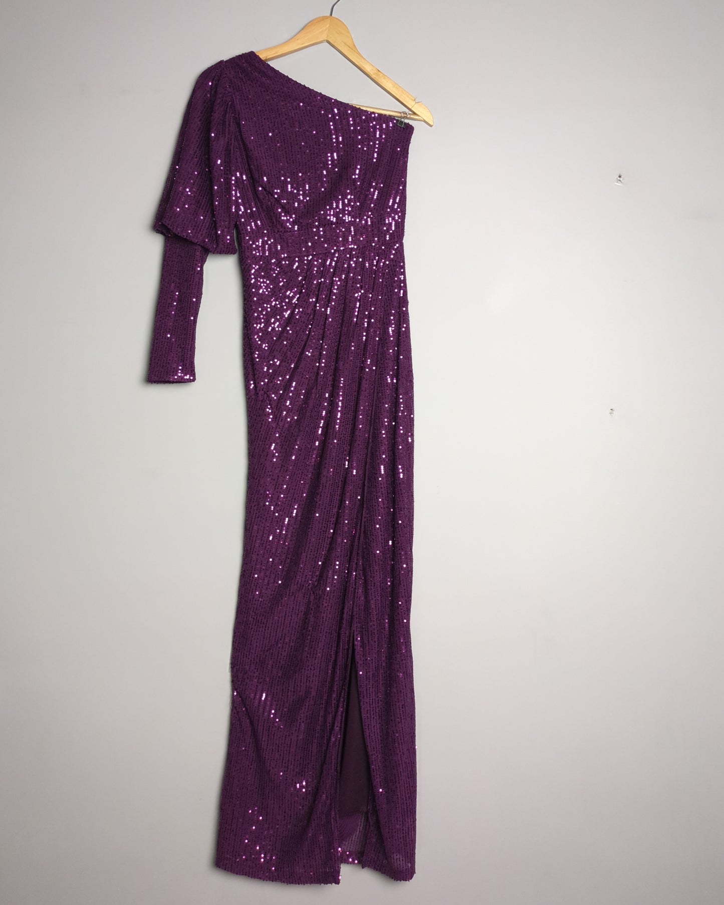 B+ Vestry Purple Sequin Gown