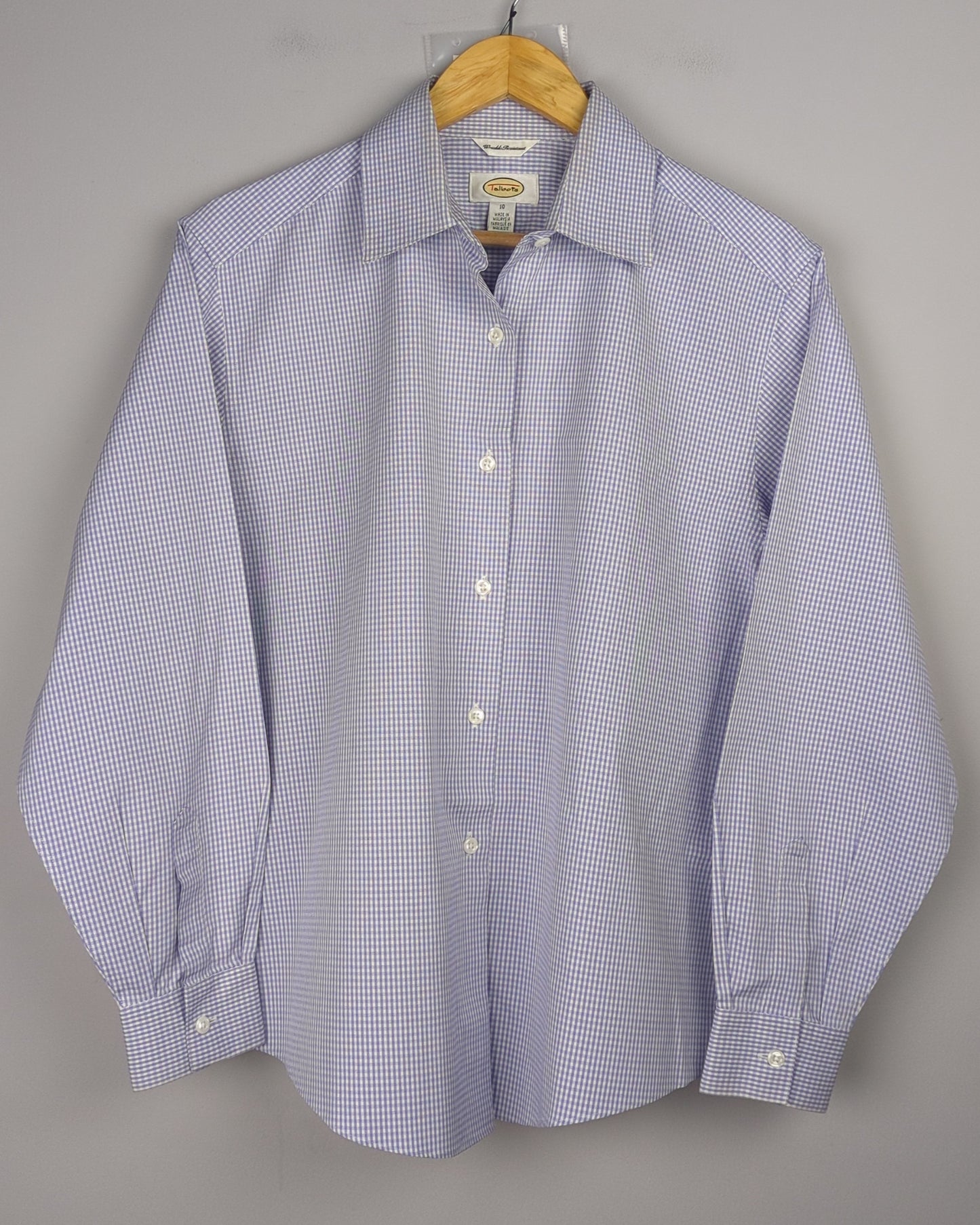 Vintage Talbots Blue Button-Down Shirt