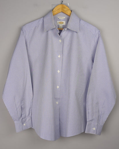 Vintage Talbots Blue Button-Down Shirt