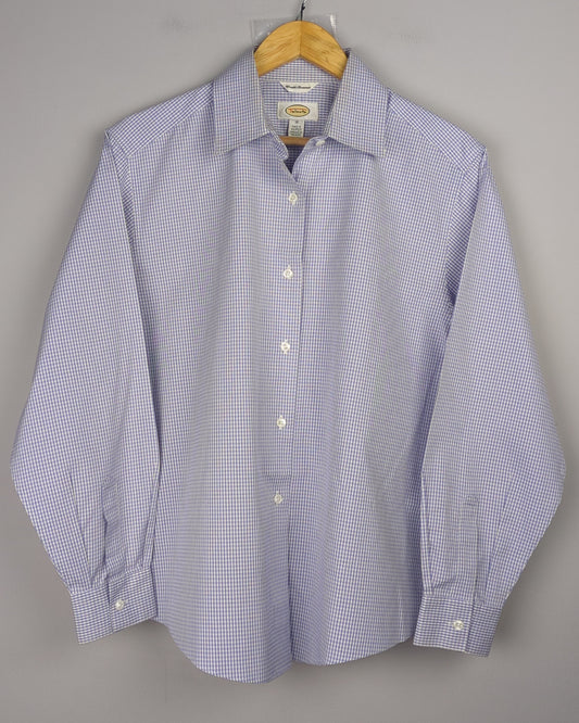 Vintage Talbots Blue Button-Down Shirt