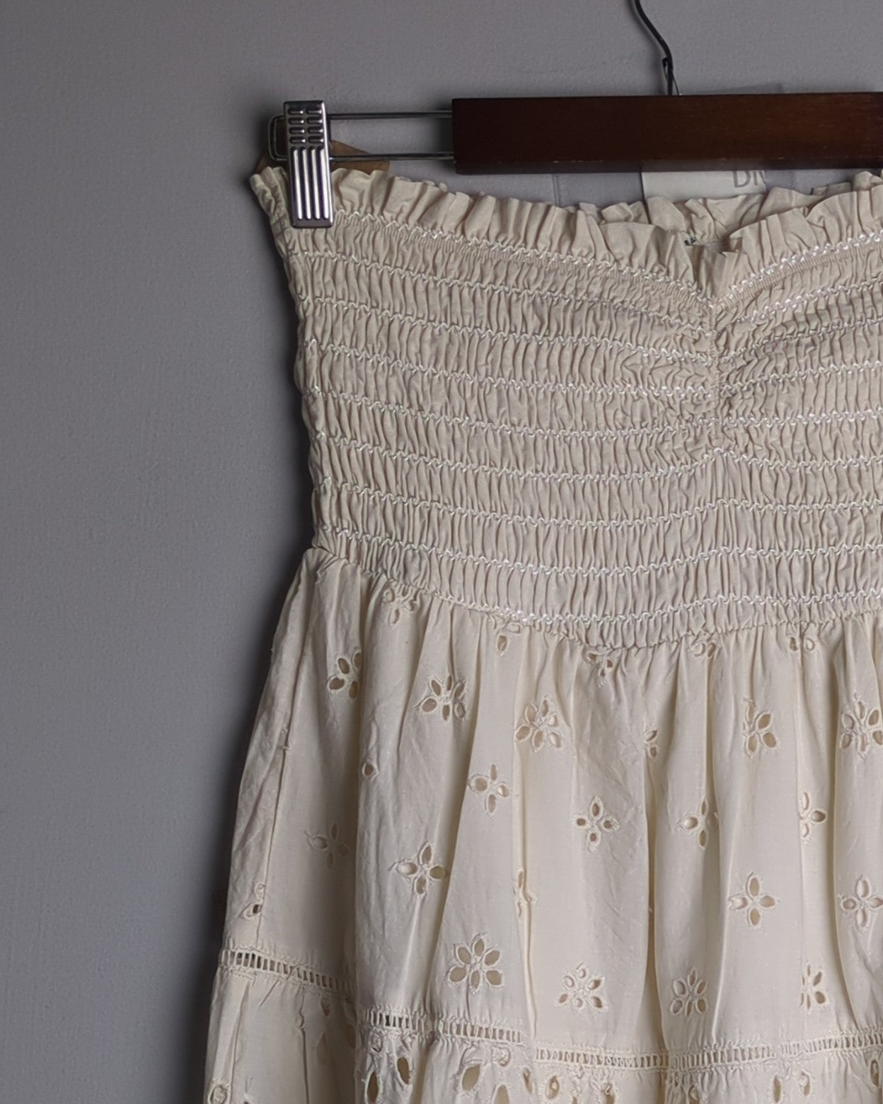 American Eagle Beige Eyelet Dress