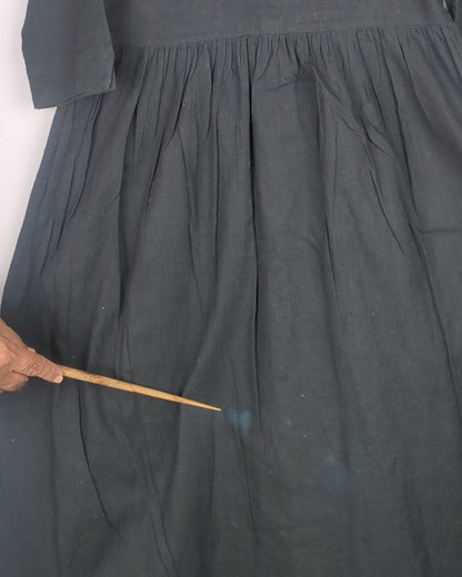 Bombay Paisley Black Embroidered Kurta