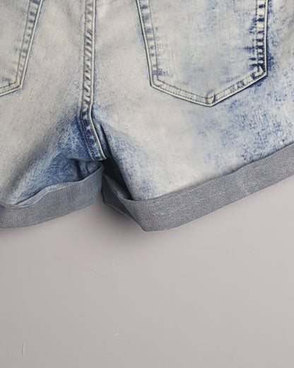 Forever 21 Blue Denim Shorts