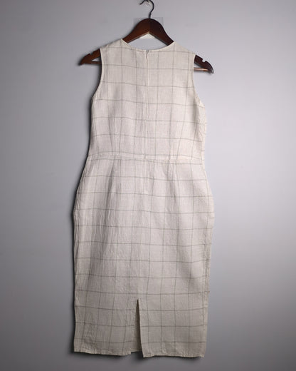 Cotton World Beige Shift Dress - Needs mending