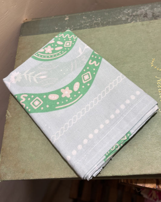 Green Geometric Bandana