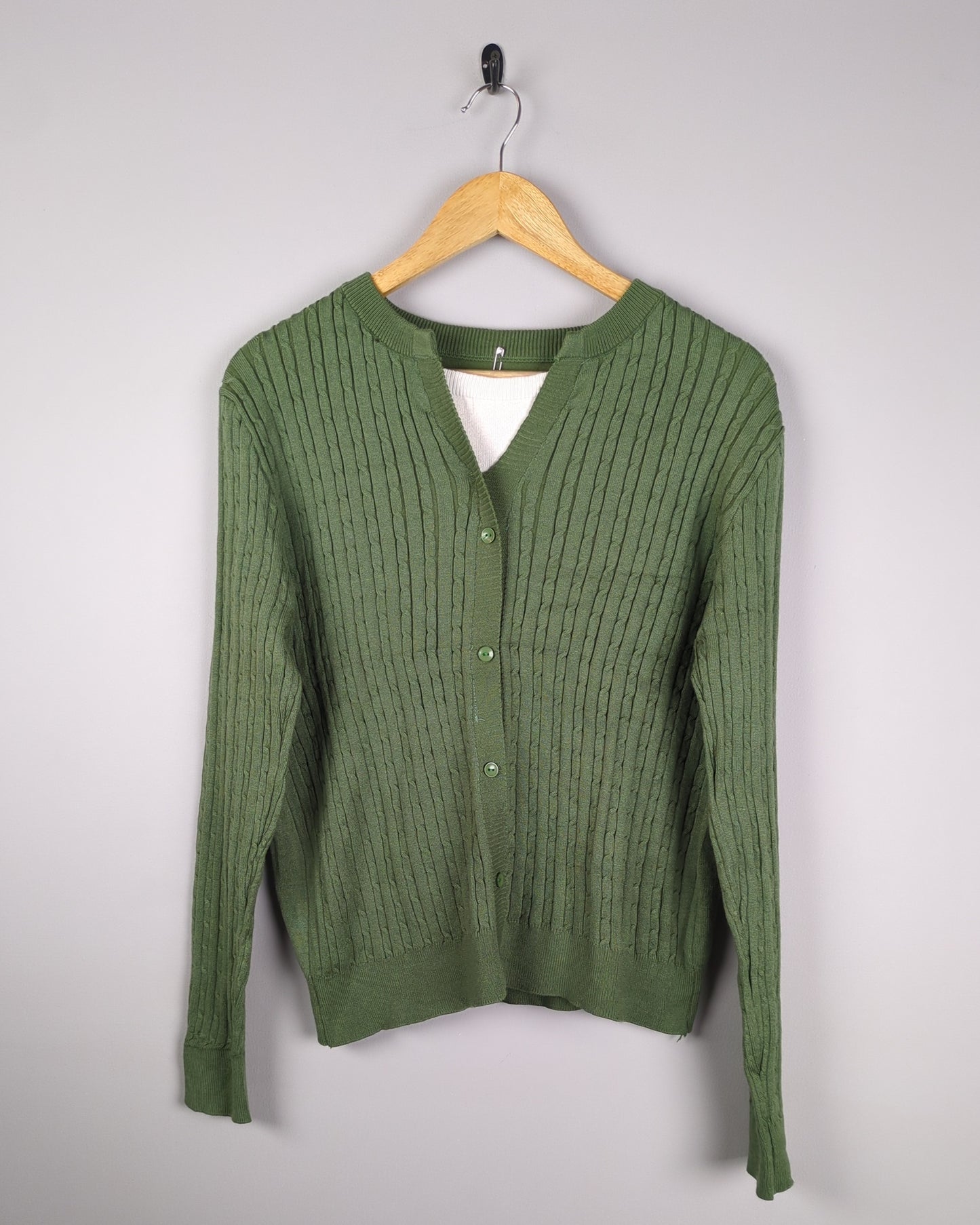 Rib Cardigan