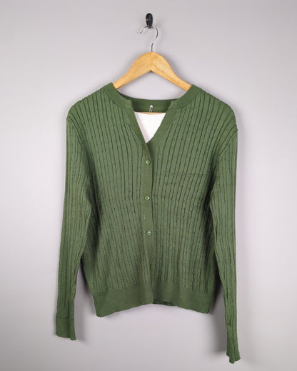 Rib Cardigan