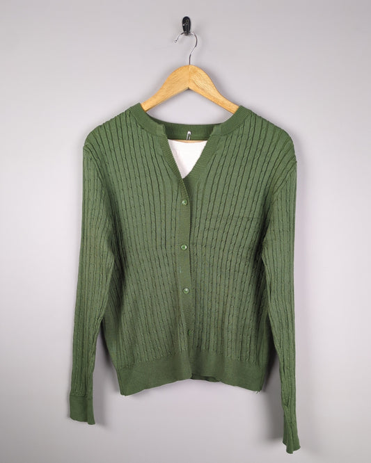 Rib Cardigan