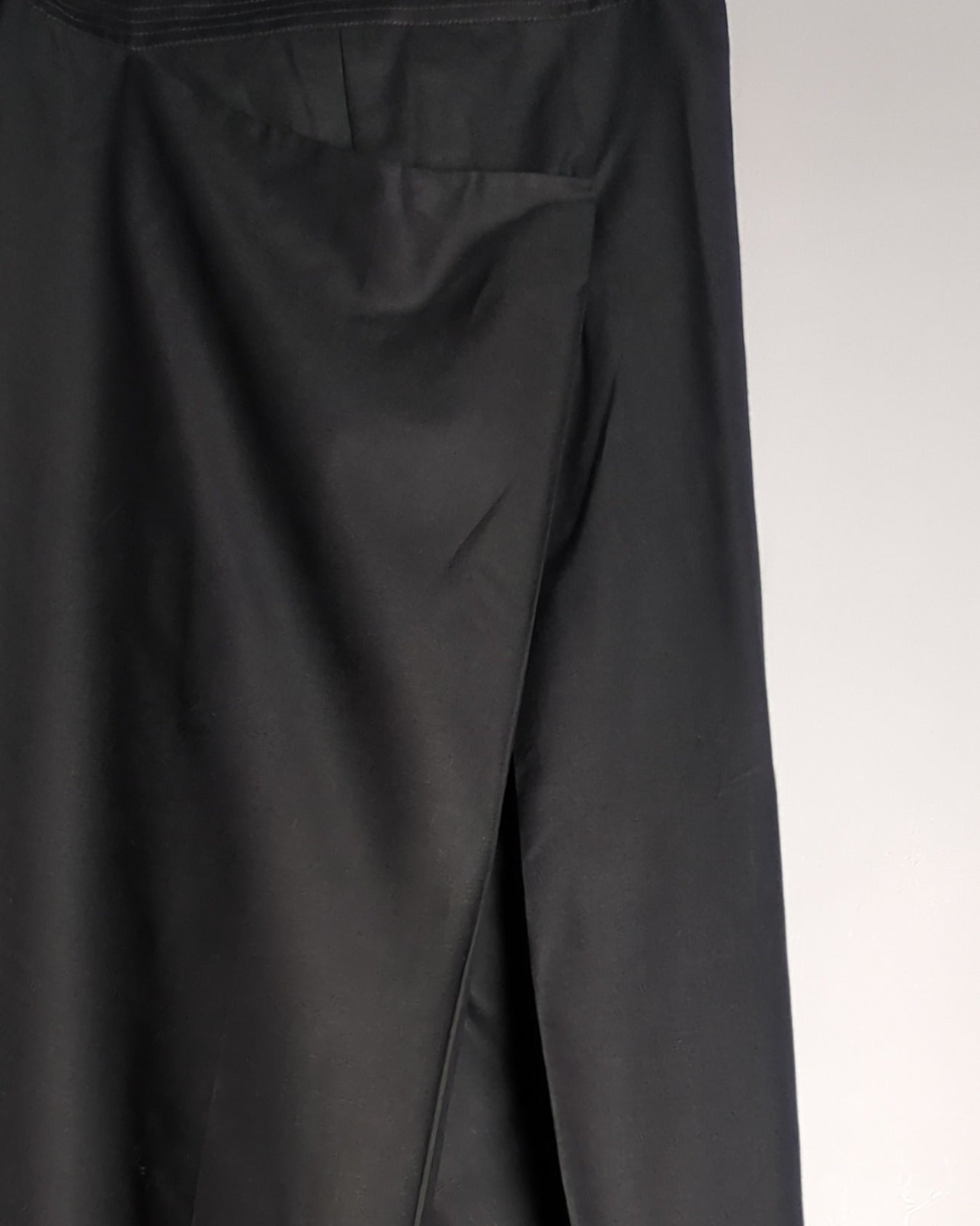 Payal Khandwala Black Wrap Skirt