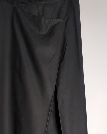 Payal Khandwala Black Wrap Skirt