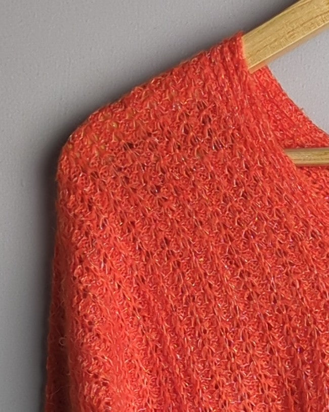 Orange Knit Sweater