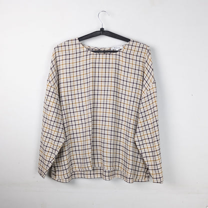 Plaid Long Sleeve Top