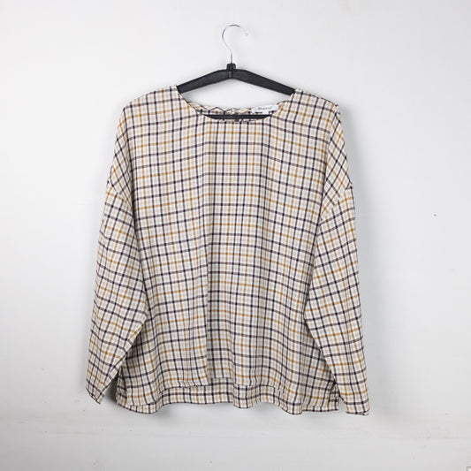 Plaid Long Sleeve Top