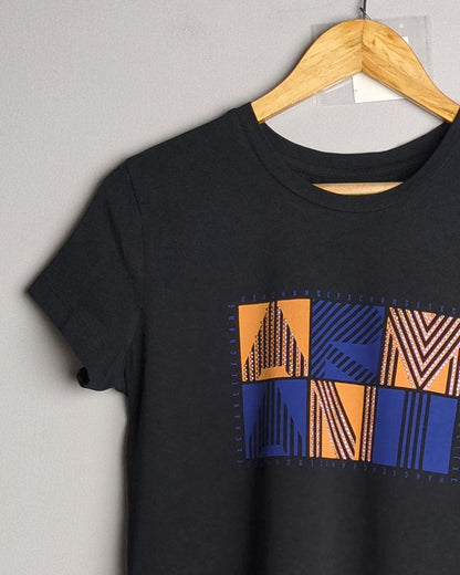 Armani Exchange Black Graphic T-Shirt