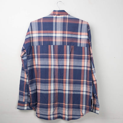 Plaid Button-Up Shirt