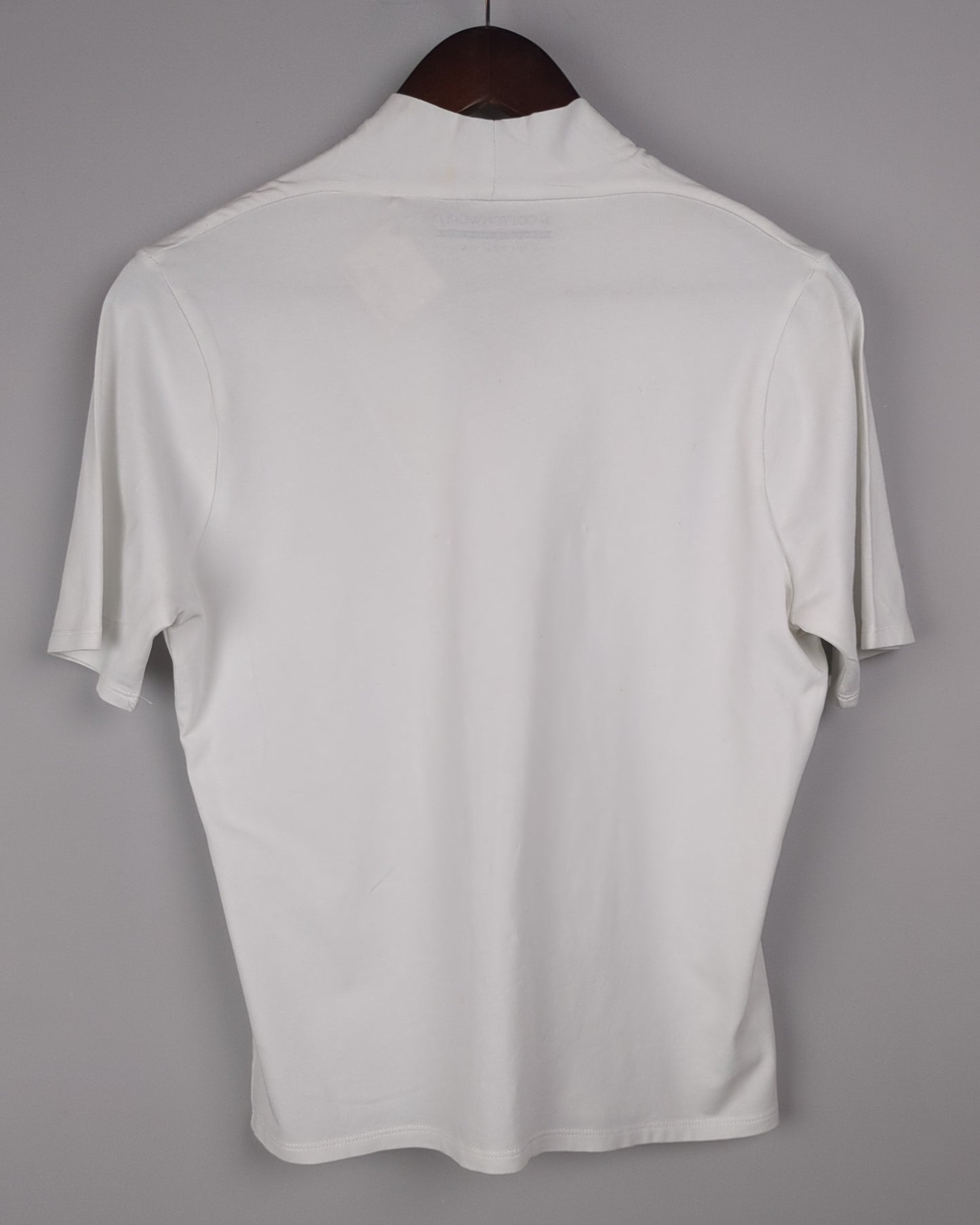 Cottonworld White V-Neck Tee
