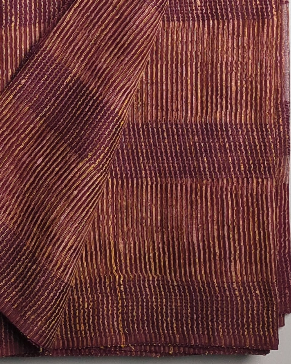 Wine Textured Saaree