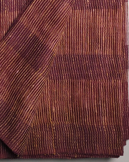 Wine Textured Saaree