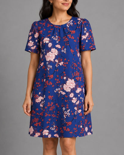 Forever 21 Blue Floral Dress